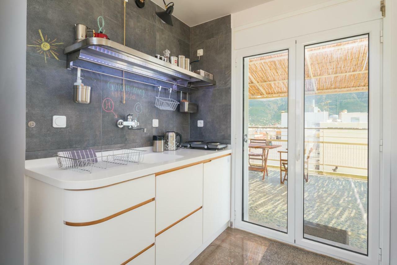 شقة Seafront Penthouse Leo كالاماتا المظهر الخارجي الصورة