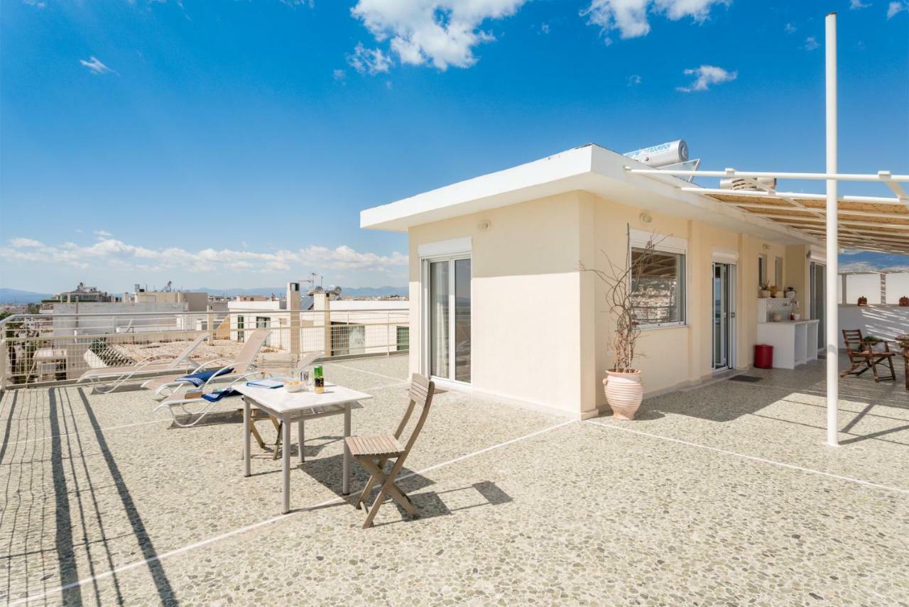 شقة Seafront Penthouse Leo كالاماتا المظهر الخارجي الصورة